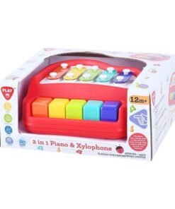 Playgotoys ของเล่นเสริมพัฒนาการ 2 in 1 เปียโนและไซโลโฟน(13373)