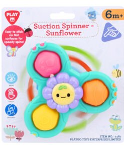 Playgotoys ของเล่นเสริมพัฒนาการ จุ๊บหมุนเจ้าดอกไม้(1481)