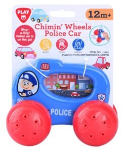 Playgotoys ของเล่นเสริมพัฒนาการ รถตำรวจสี่ล้อเลื่อน(1667)