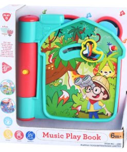 Playgotoys ของเล่นเสริมพัฒนาการ หนังสือเสียงดนตรีจากป่าน้อย(1688)