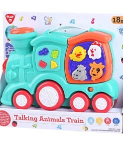 Playgotoys ของเล่นเสริมพัฒนาการ รถไฟสัตว์ร้องเพลง(2103)