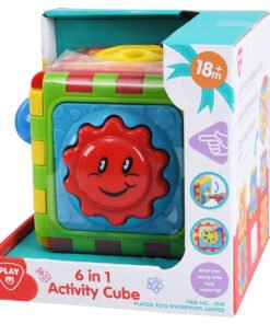 Playgotoys ของเล่นเสริมพัฒนาการ ลูกบาศก์กิจกรรม 6 in 1 (PG-2141)