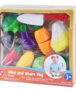 Playgotoys ของเล่นเสริมพัฒนาการ ชุดผักตัดแบ่ง (PG-30013)