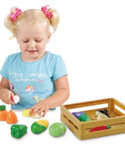 Alternative view of Playgotoys ของเล่นเสริมพัฒนาการ ชุดผักตัดแบ่ง (PG-30013)
