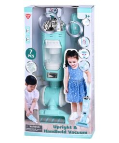 Playgotoys ของเล่นเสริมพัฒนาการ เครื่องดูดฝุ่นแบบตั้งตรงและแบบมือถือ - สีฟ้า - 7 ชิ้น (PG-3851)