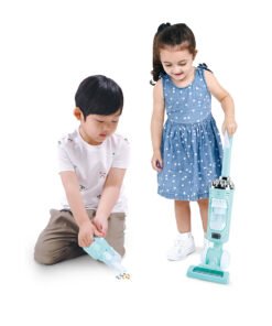 Playgotoys ของเล่นเสริมพัฒนาการ เครื่องดูดฝุ่นแบบตั้งตรงและแบบมือถือ - สีฟ้า - 7 ชิ้น (PG-3851) - Image 3