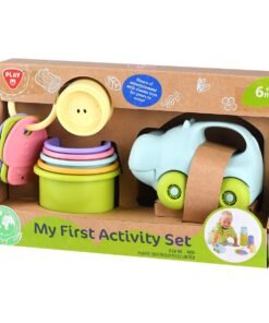 Playgotoys ของเล่นเสริมพัฒนาการ เซ็ตพวงกุญแจรถฮิปโปและแก้วตั้งกอง(4955)