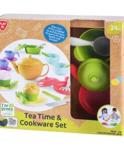 Playgotoys ของเล่นเสริมพัฒนาการ ไบโอพลาสติก ชุดน้ำชาและเครื่องครัว - 24 ชิ้น(4960)