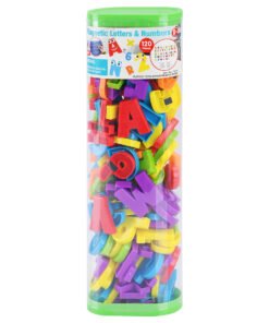 Playgotoys ของเล่นเสริมพัฒนาการ แม่เหล็กติดกระดาน อักษรและตัวเลข-120ชิ้น (PG-73795)