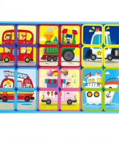 Alternative view of Playgotoys ของเล่นเสริมพัฒนาการ จิ๊กซอว์แม่เหล็ก - การขนส่ง (PG-90383)