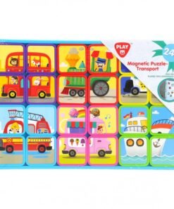 Playgotoys ของเล่นเสริมพัฒนาการ จิ๊กซอว์แม่เหล็ก - การขนส่ง (PG-90383)