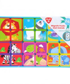 Playgotoys ของเล่นเสริมพัฒนาการ จิ๊กซอว์แม่เหล็ก-สัตว์โลกตัวใหญ่ (PG-90403)